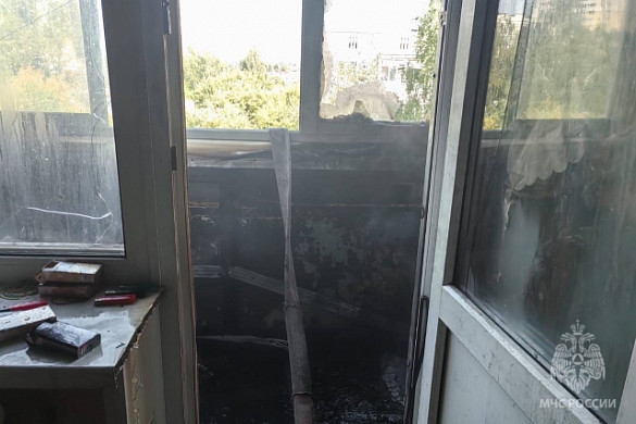 В Иванове из-за пожара на балконе эвакуировали 5 человек